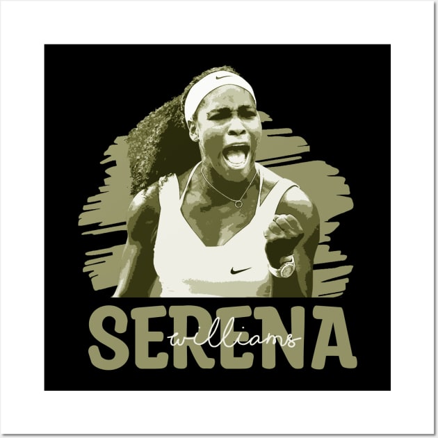 serena tennis williams Wall Art by Nwebube parody design